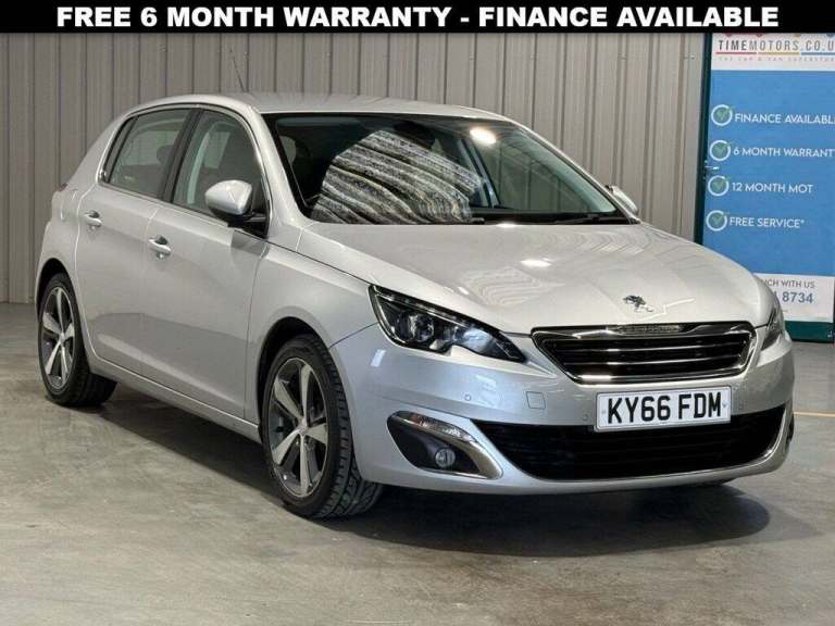 2016 66 PEUGEOT 308 1.2 PURETECH ALLURE HATCHBACK 5DR PETROL MANUAL EURO 6 (S/S)