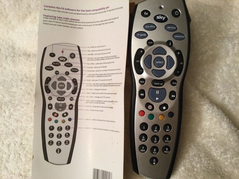 SKY Remote Control. 