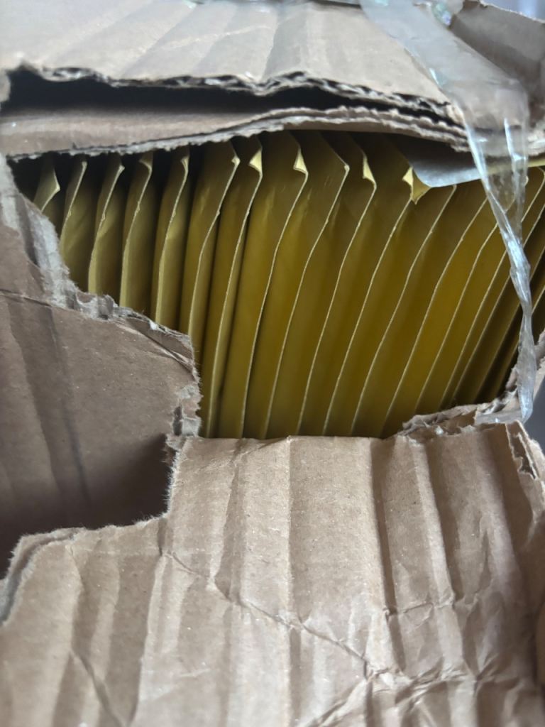 100x bubble envelopes 25x17cm collection de757rt 