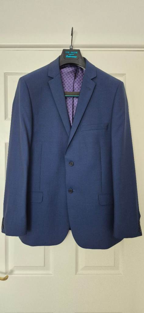 Mens Blue Ted Baker 3 piece suit