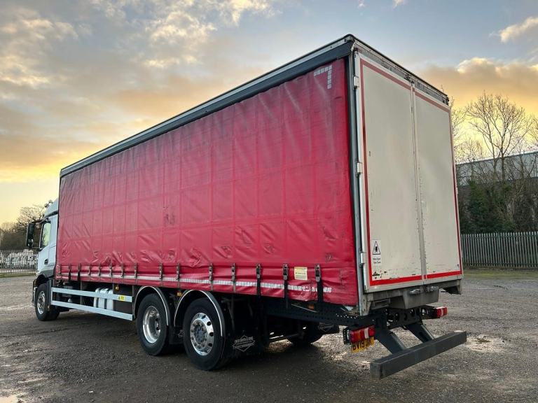 MERCEDES ACTROS 2532 *EURO 6* 26 TONNE CURTAINSIDE 2019 – BV19 JXK