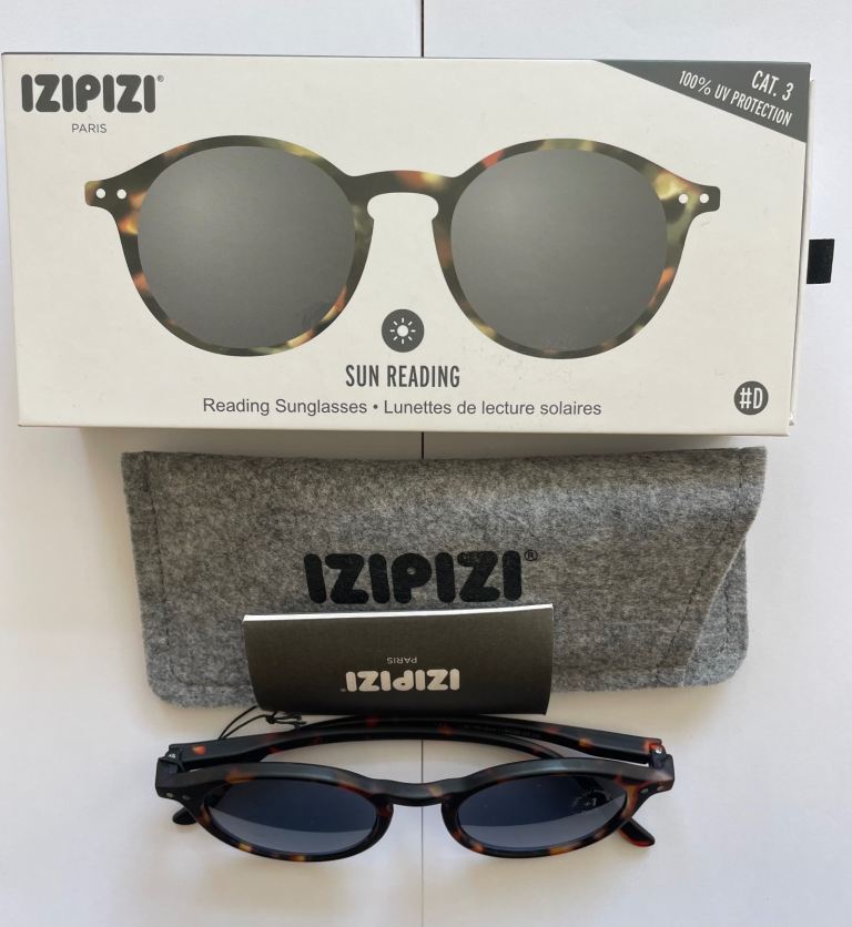 NEW- IZIPIZI Paris Sun Reading Glasses +1 - CATEGORY 3 -100% UV protection
