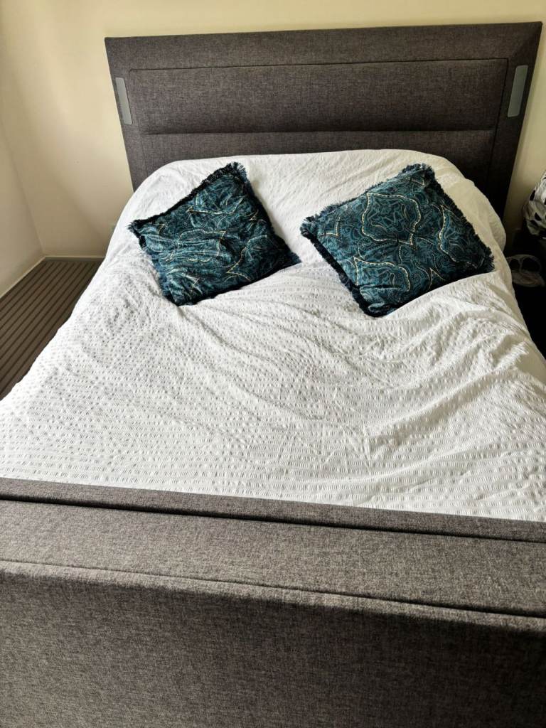 King size TV bed with working tv