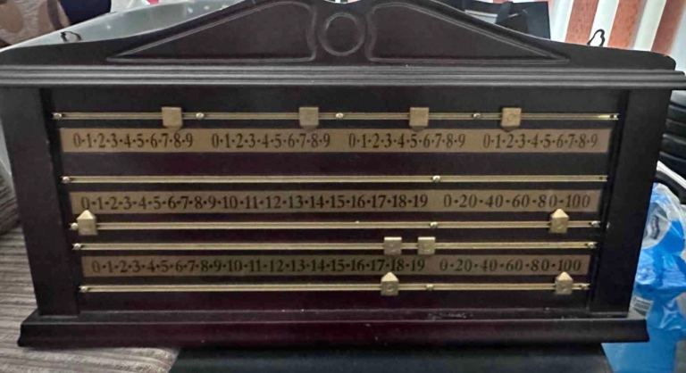 billiards and pool scoreboard 