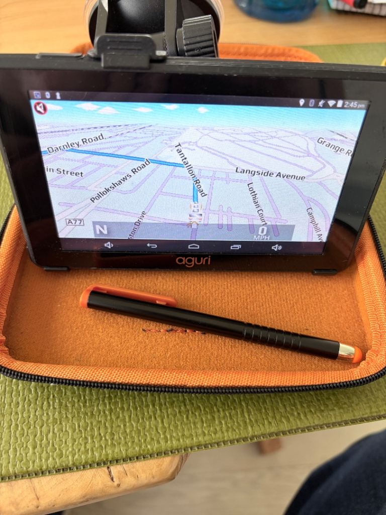 Aguri RV520 Caravan & Motorhome Sat Nav with Dashcam