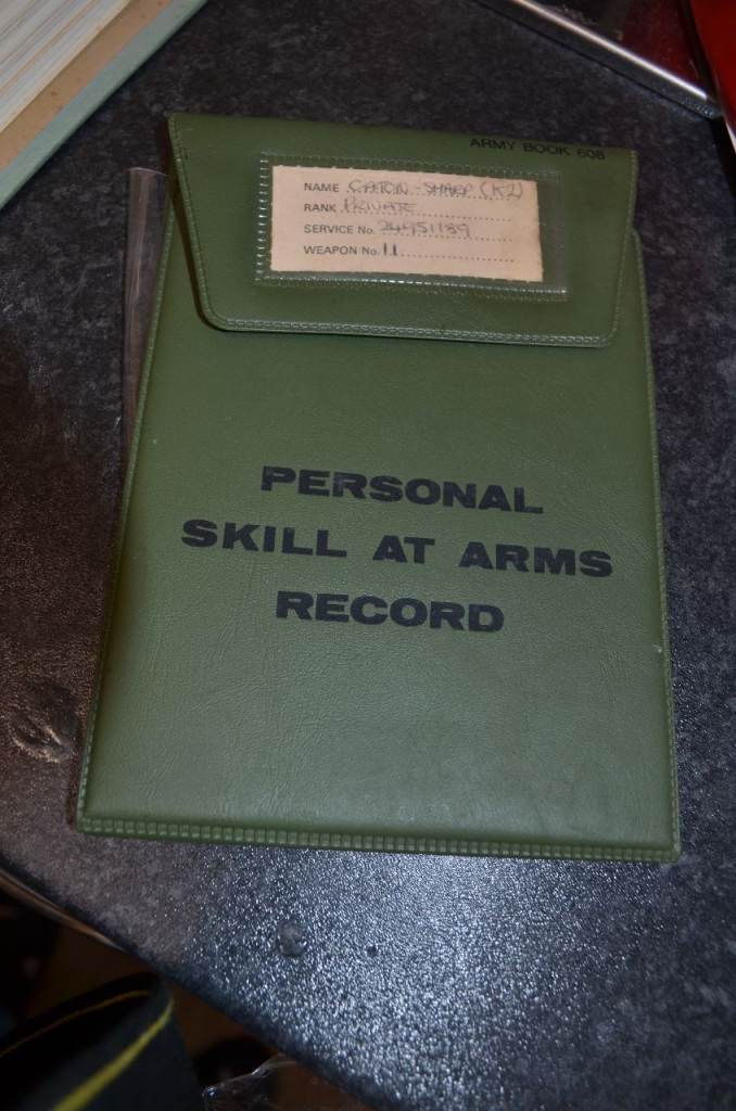 Personal military Skill Record Book – belong to ' Sharp 'Good Condition ...