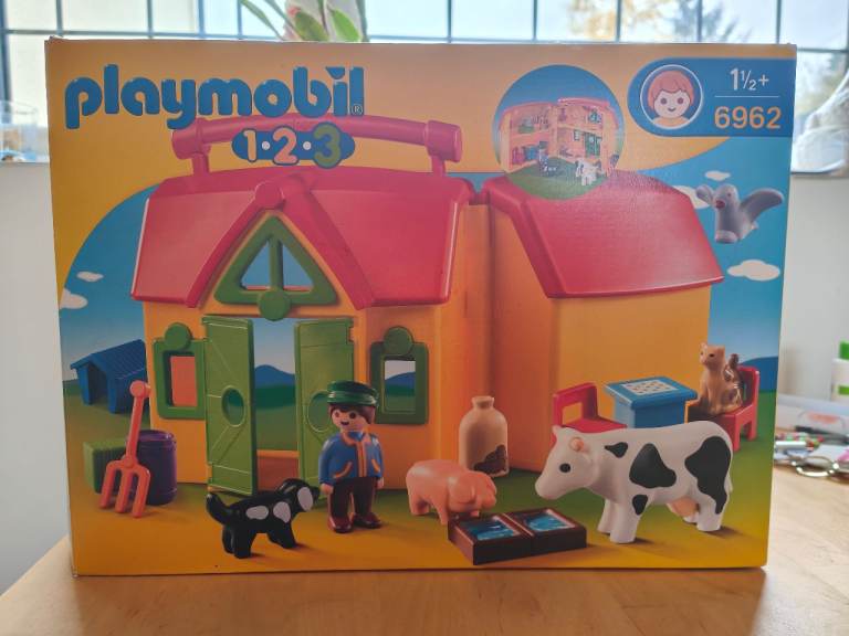 Playmobil 123 Farm Set 6962 with box