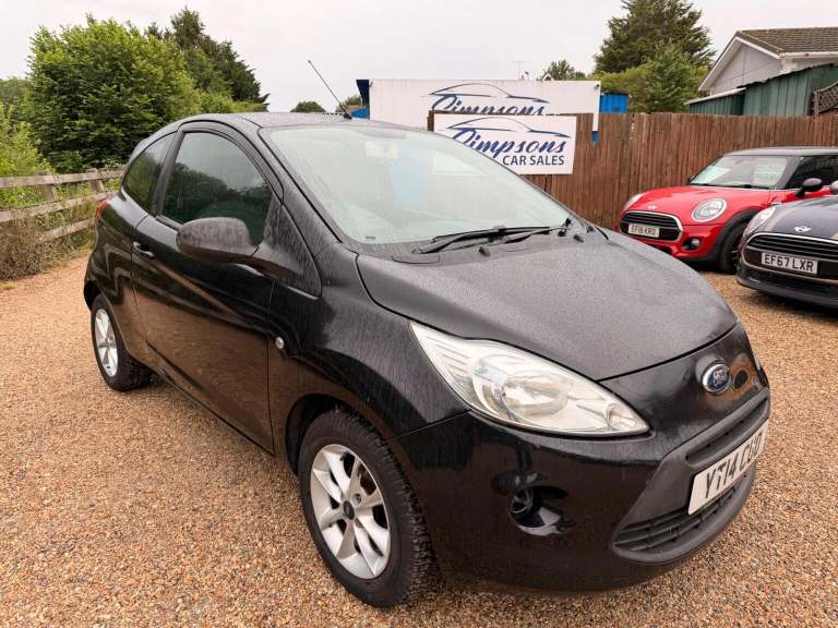 FORD KA 1.2 Studio Connect Euro 5 (s/s) 3dr (black) 2014