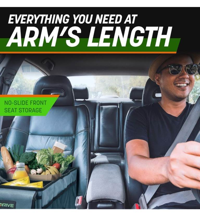 Bnip Car Boot Organiser – Robust, Collapsible, Multi-Compartment Car Trunk Organizer