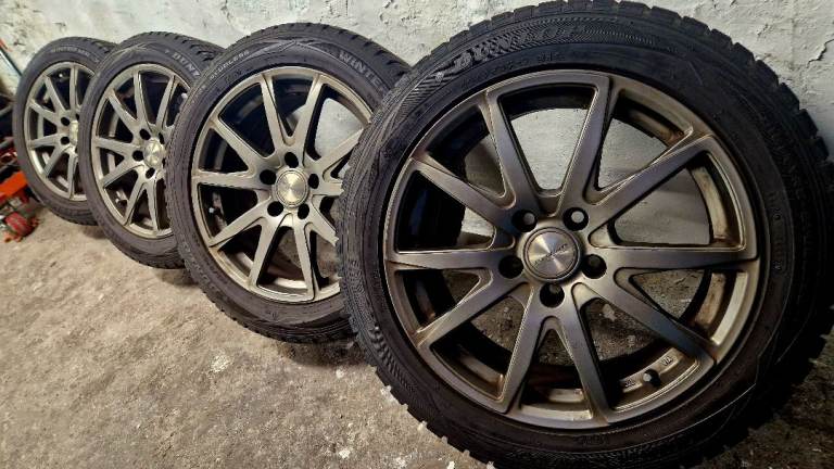 17" Audi vw winter alloy wheels and tyres