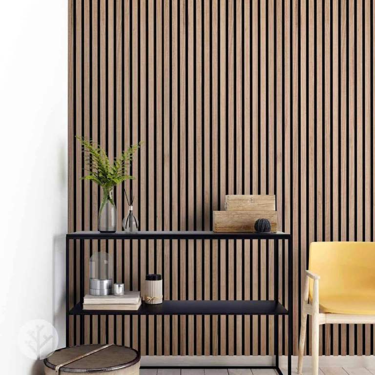 Sleek Wooden Acoustic Wall Panels - Modern Wood MDF