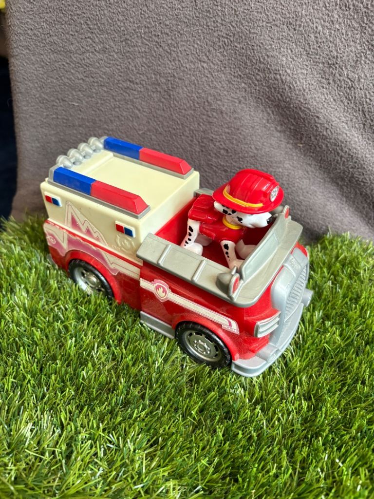 Paw Patrol Marshall's Fire Engine Toy - Good Condition