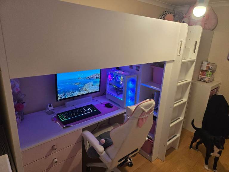 IKEA SMÅSTAD loft bed with Desk & Storage – Great Condition