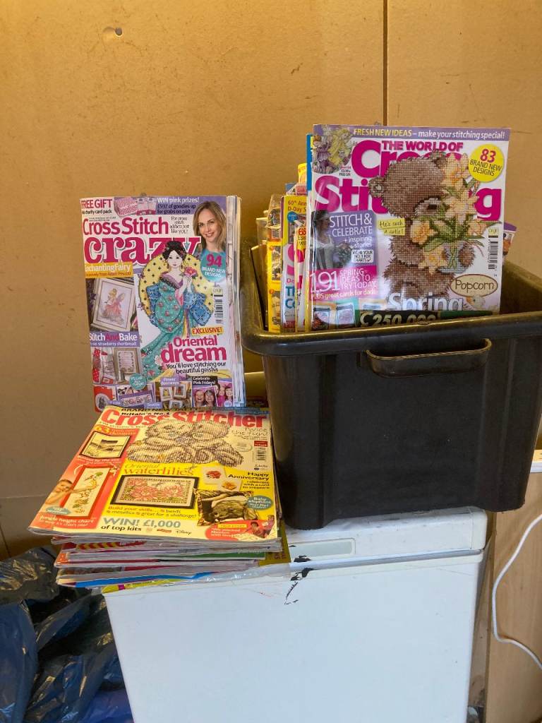 @ FREE TO COLLECT A LARGE SELECTION OF CROSS STITCH MAGAZINES .. MORE AVAILABLE IF WANTED @