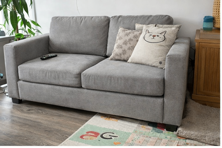 Modern Grey Sofa Bed – Clean, Comfortable, Space-Saving