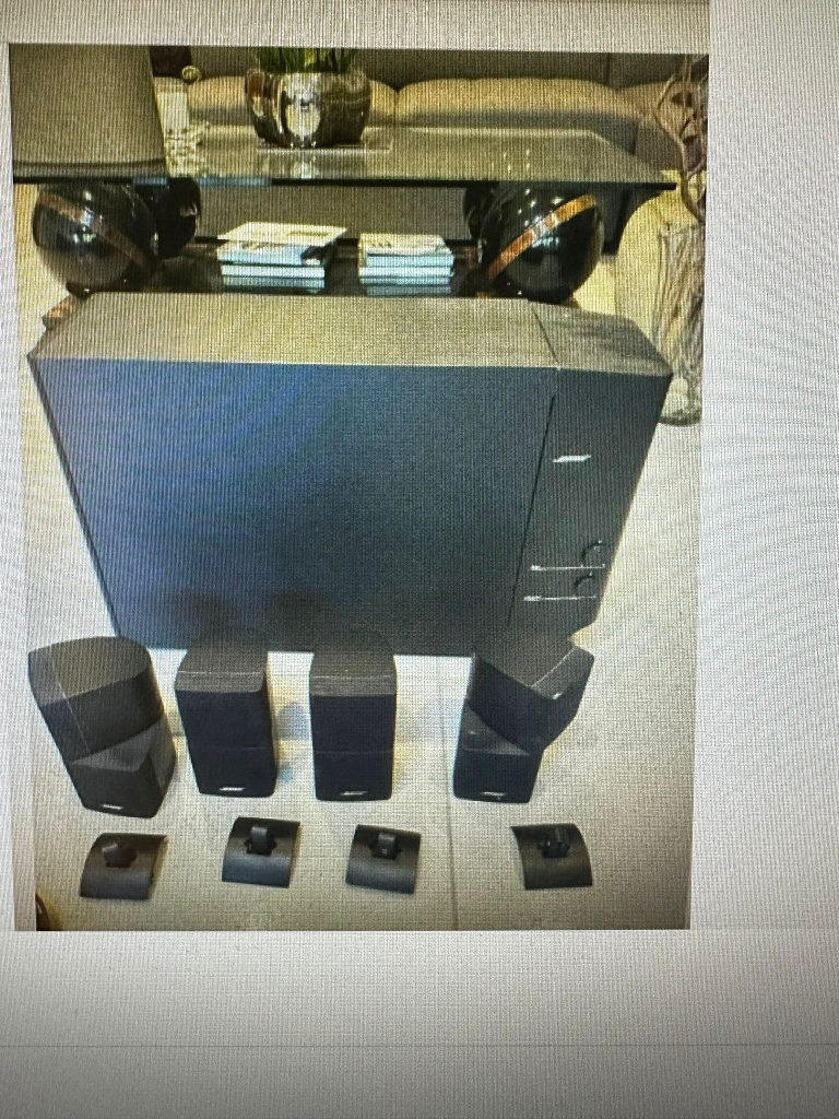 Bose acoustimass 15 home theatre system,plus center speaker