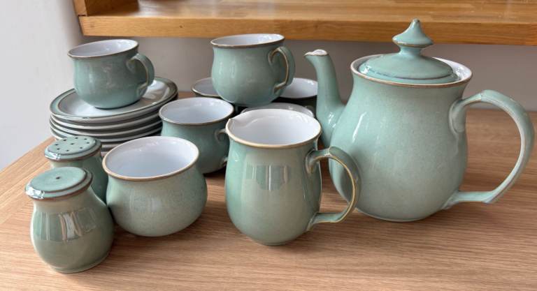 Denby England Green tea set – Perfect condition