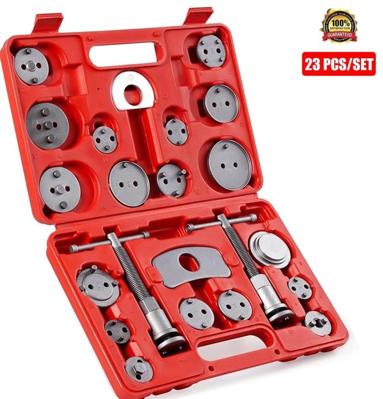 23 PEACE UNIVERSAL HEAVY DUTY BRAKE CALIPER PISTON REWIND WIND BACK TOOL KIT