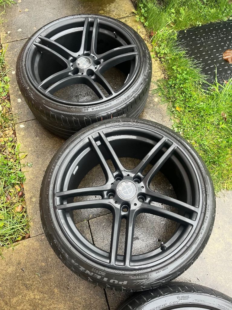 19” Staggered BMW 313M Style Wheels w/ 5mm Tyres: 5x120