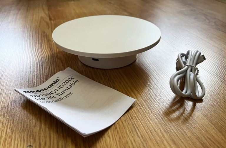 New Fotoconic 5.9 Inches/15cm Motorized Rotating Display Stand, lazy susan