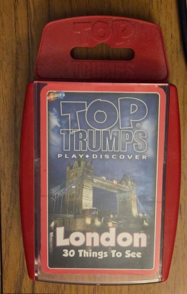 London top trumps 30 things to see
