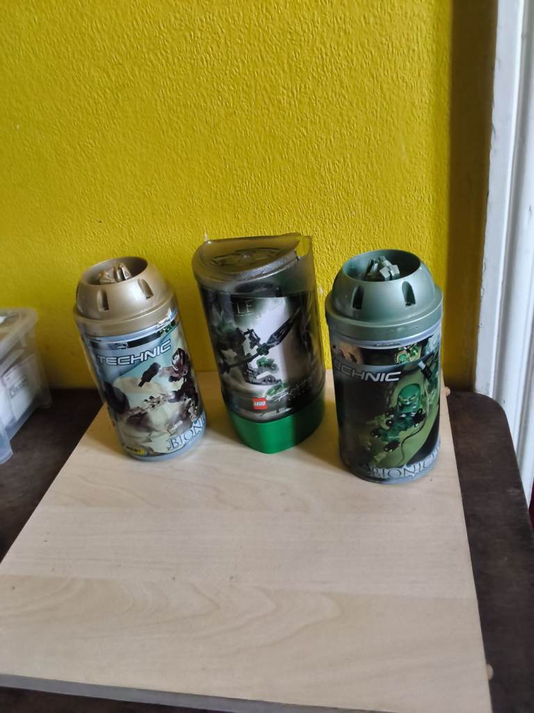 Lego technic .Bionicle lewa, pohatu and lerahk.boxed