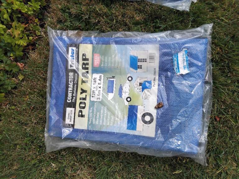 New Poly Tarp 12ft x 18ft (3.6m x 5.4m) – Blue