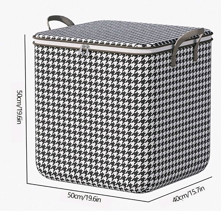 Houndstooth 180L Clothes Storage Bag 