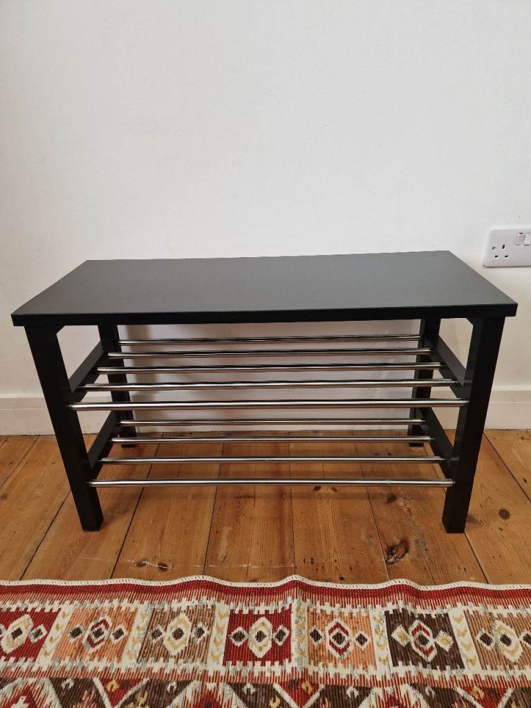 Ikea TJUSIG bench with shoe storage 