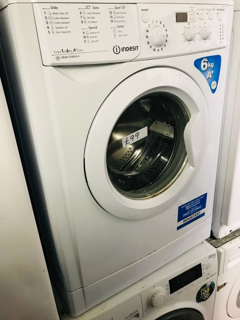 🚚indesit 6kg load washing machine can deliver £99