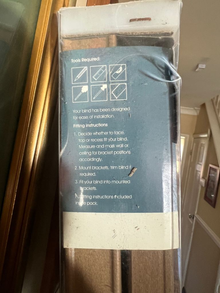 Wooden blinds X 2