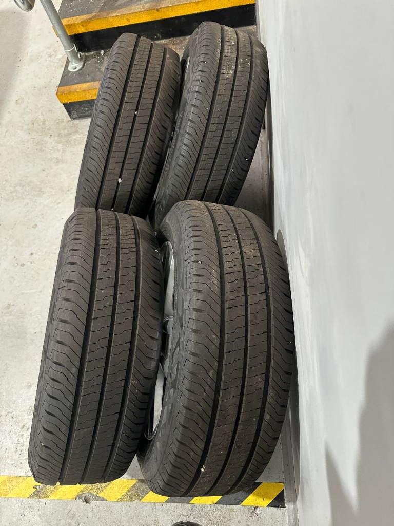 4 x New Tyres (11 delivery miles) Continental Van Contact Eco 215/60 r17 C