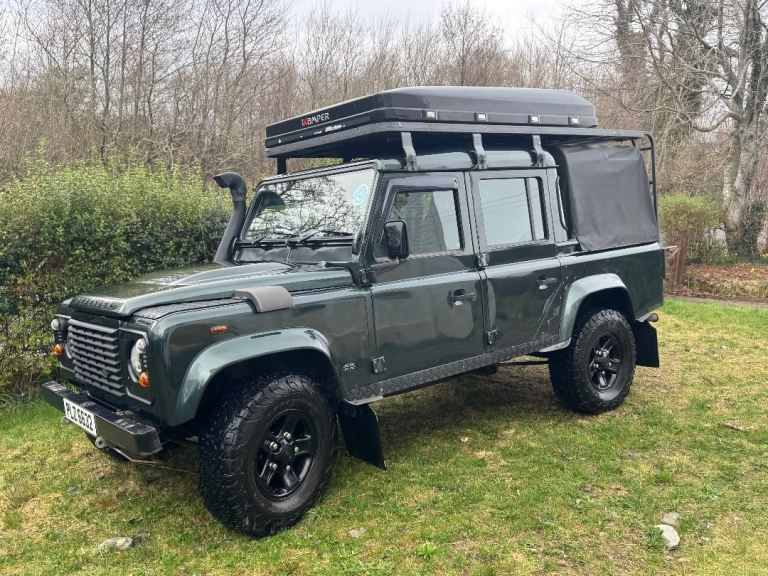 2009 Land Rover Defender 110 with expedition camping kit