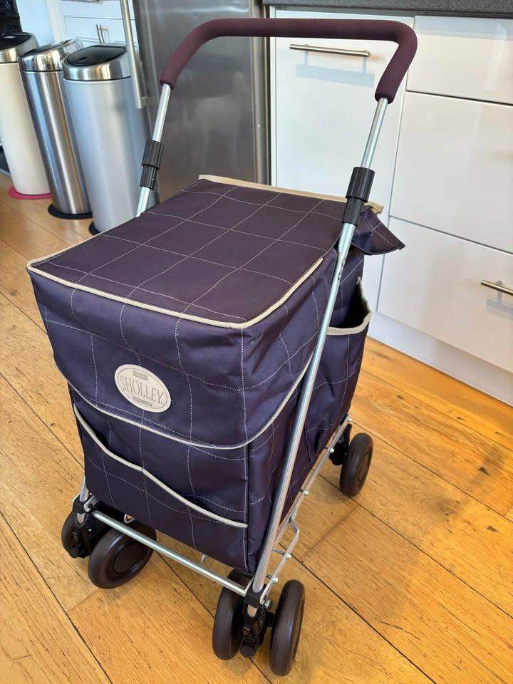 Bargain Sholley Shopping Trolley, as new