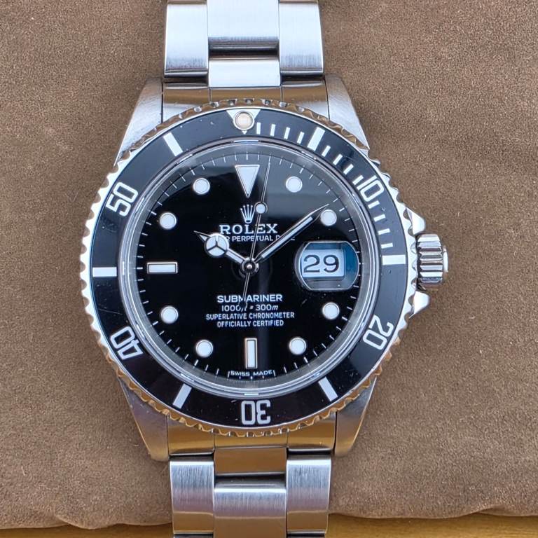 Rolex Submariner Date Ref. 16610 – 1991, Full Set, Rolex Serviced, Excellent Condition