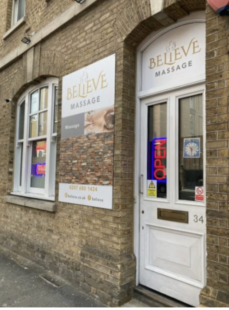 Believe Massage in Aldgate