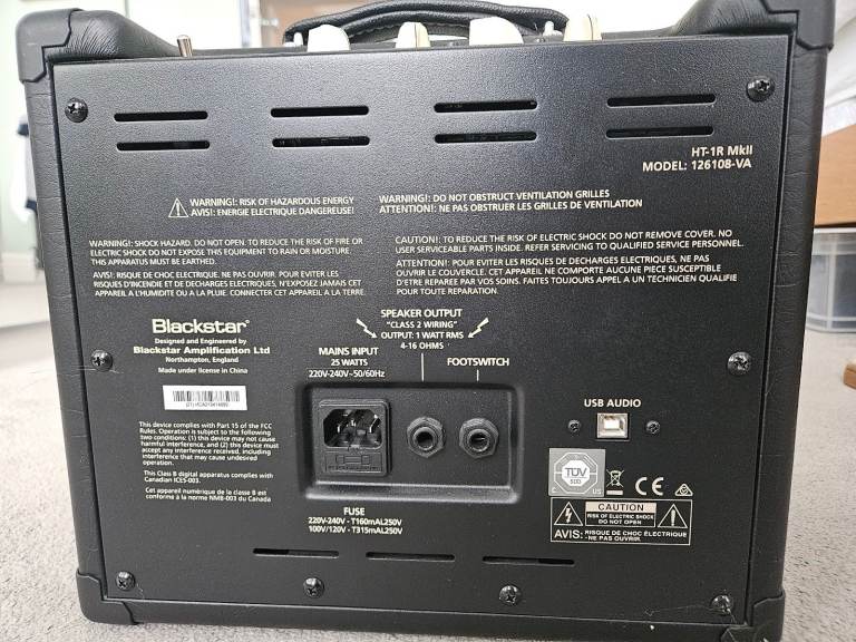 Blackstar HT-1R Mk2 1W Valve Combo Amp