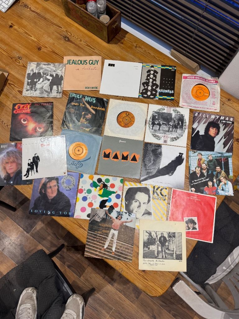 7” Vinyl Singles job lot of 21