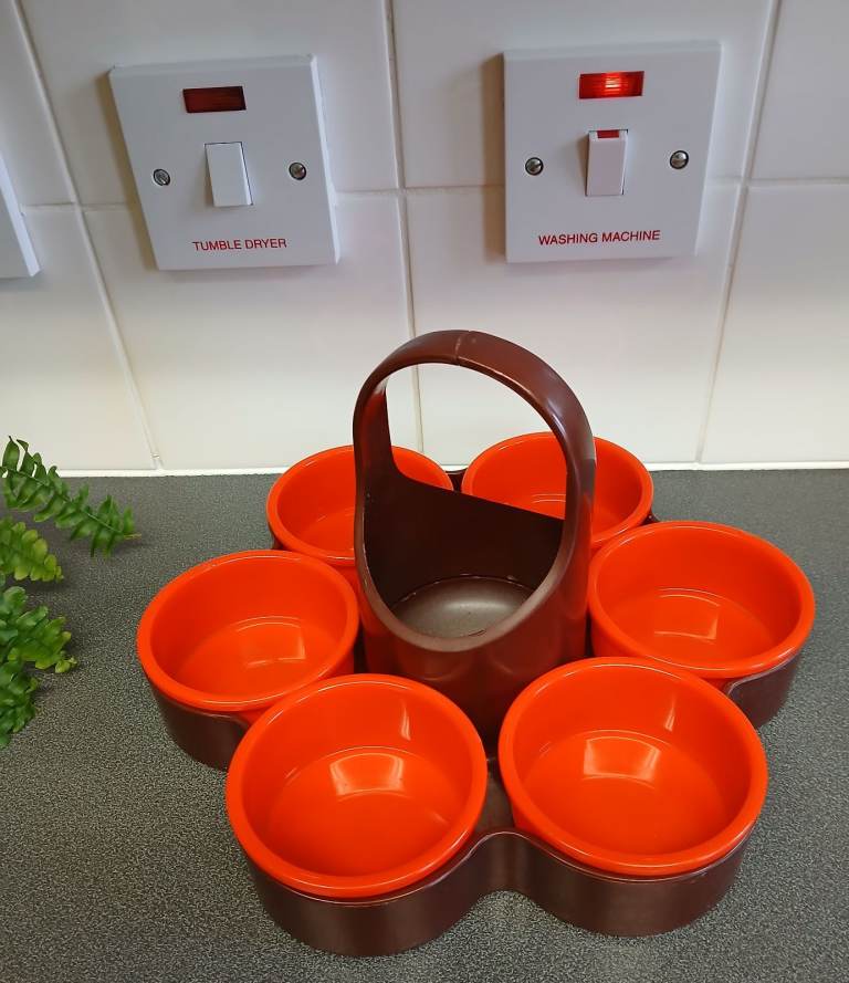 Emsa 1970s plastic snack carousel 