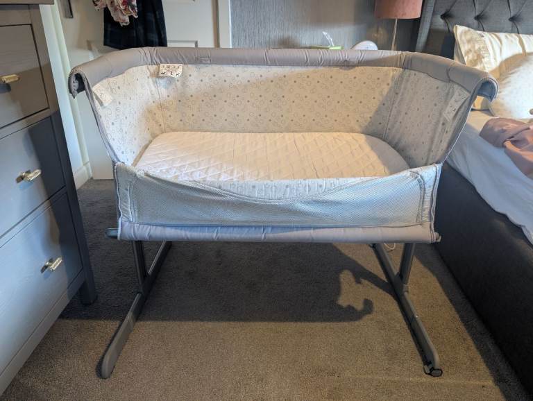 Chicco Next 2 Me Bedside Crib + Extras