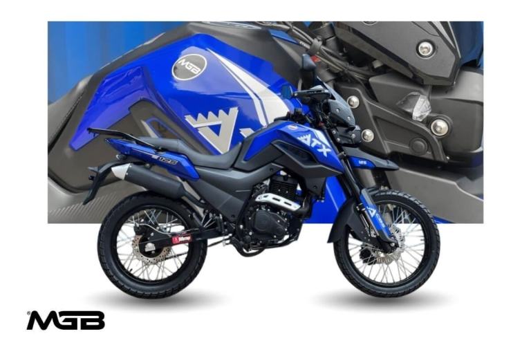 NEW MGB ATX 125 Adventure Bike ADV Motorcycle Learner Legal A1 Licence Commut...