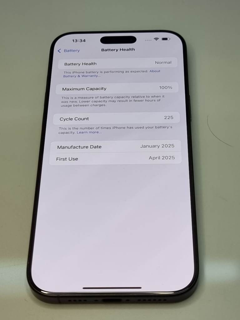 iPhone 16 Pro Max 256GB in perfect condition, Battery 100%, Warranty 