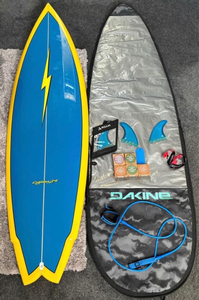 Lightning Bolt surfboard package 