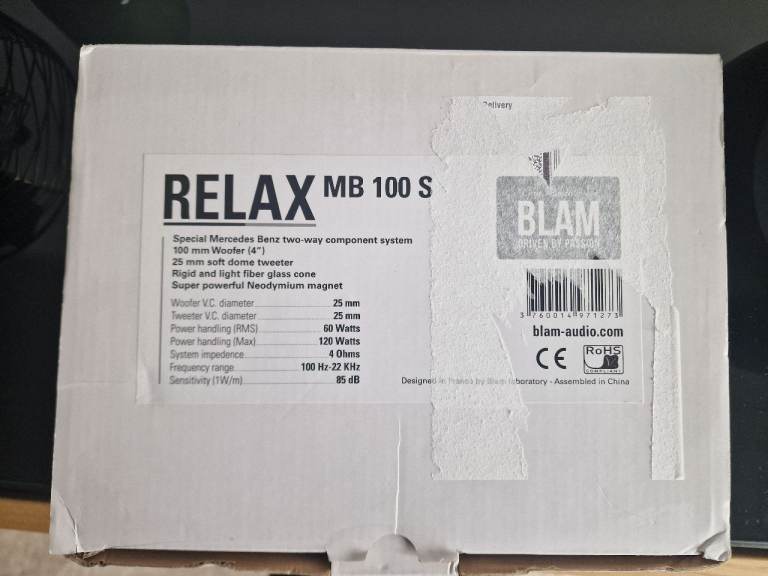 BLAM RELAX MB 100S COMPONENT SPEAKERS