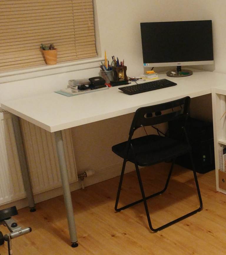 Large IKEA LINNMON desk