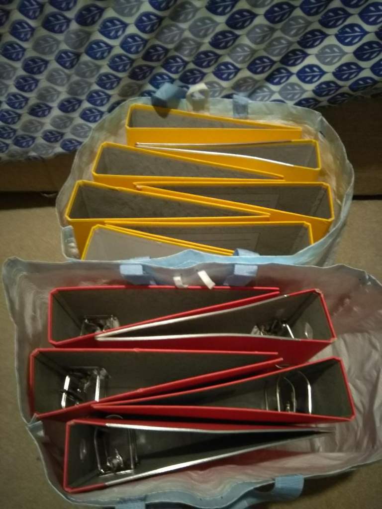 FREE  -  12 x arch lever files - in good condition