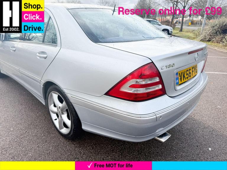 2006 Mercedes-Benz C Class 1.8 C180 Kompressor Avantgarde SE Saloon 4dr Petrol Automatic (193 g/k...