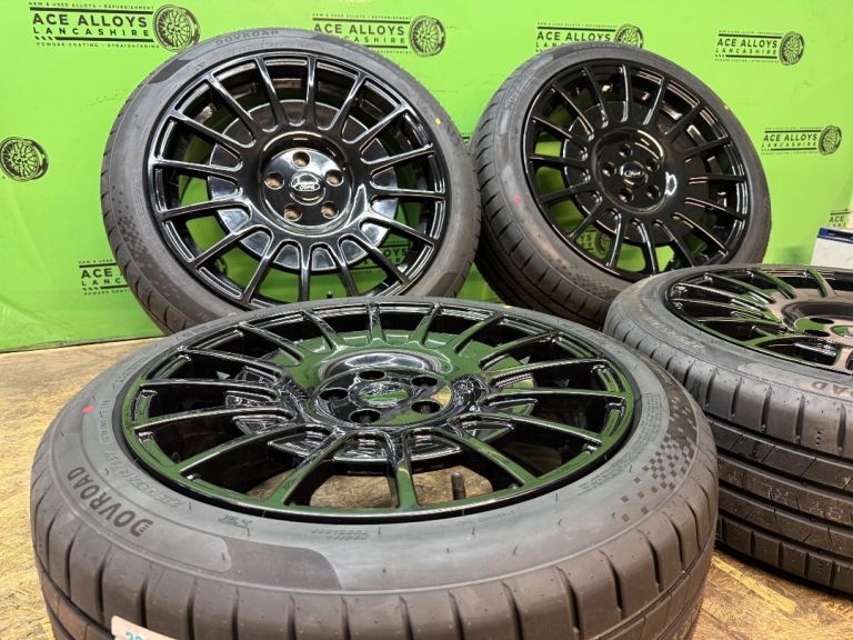 *BRAND NEW* FORD TRANSIT CONNECT MSRT 18” 5x108 ALLOY WHEELS + BRAND NEW TYRES MONDEO FOCUS VOLVO 