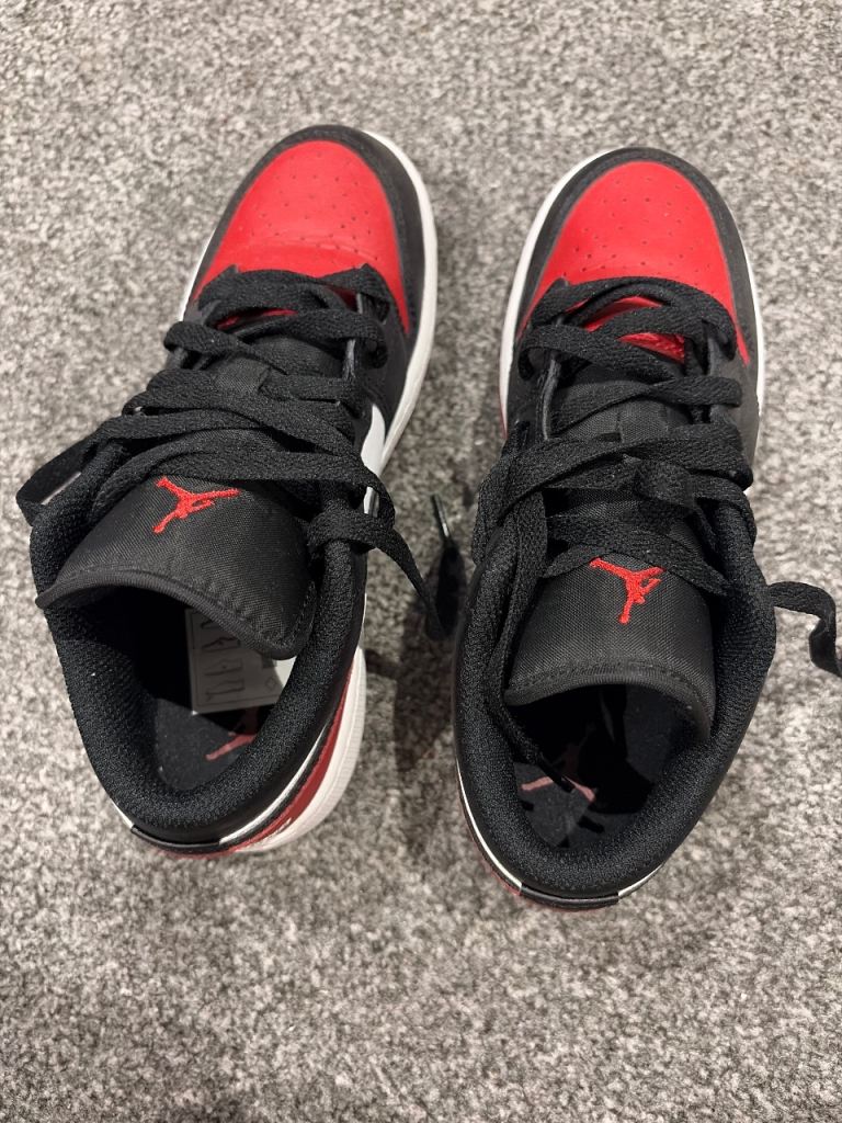 Jordan Trainers Black and Red - Excellent Condition