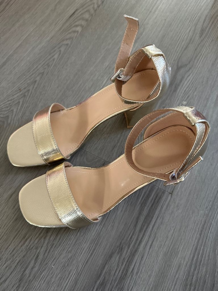 Gold heels